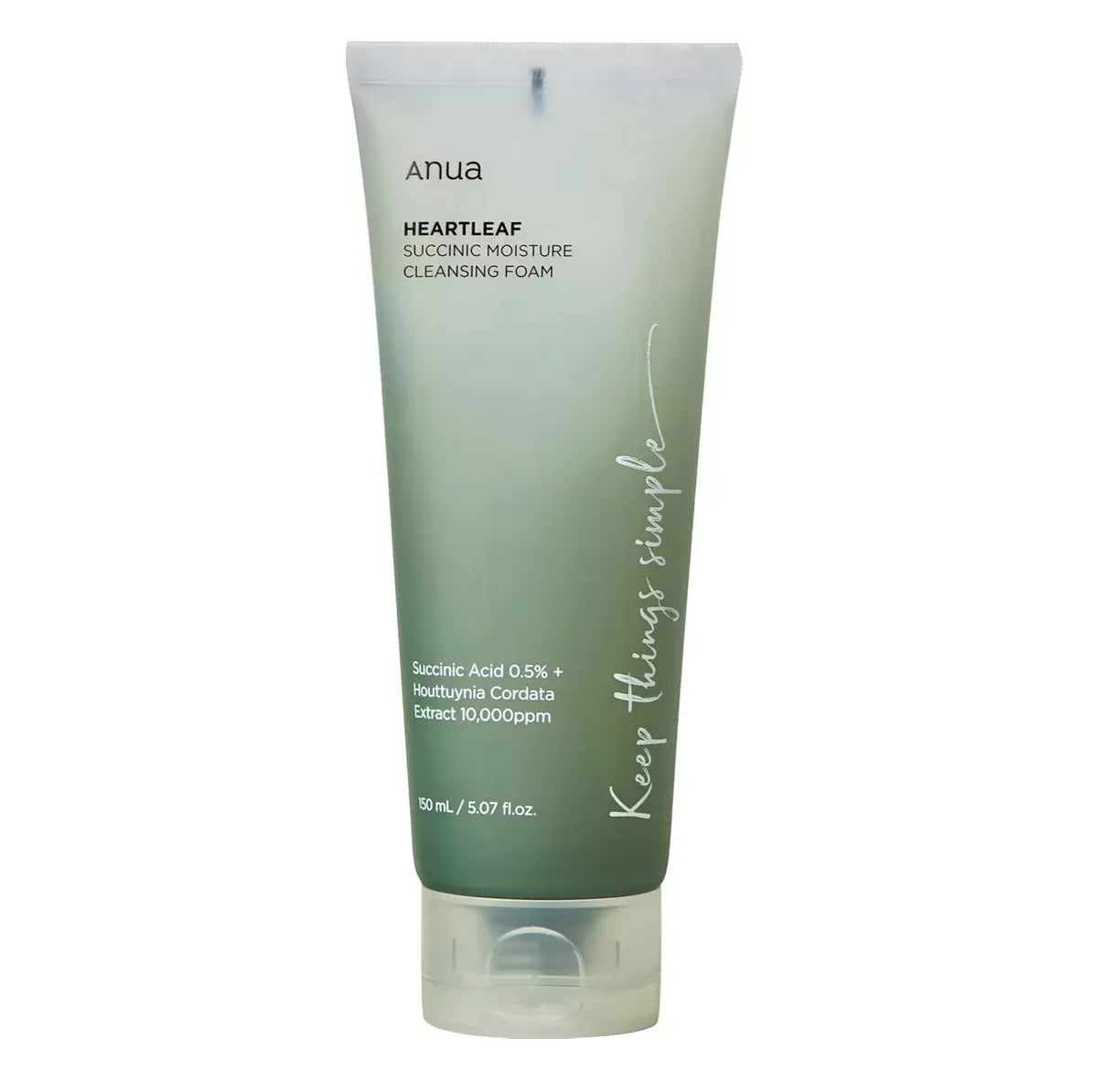 Anua - Heartleaf Succinic Moisture Cleansing Foam